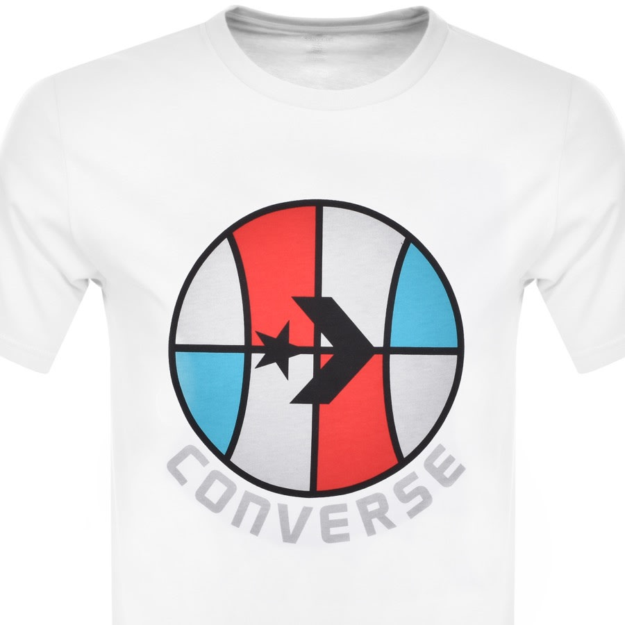 Alternative Image for ProductConverse Star Chevron Logo T Shirt White2